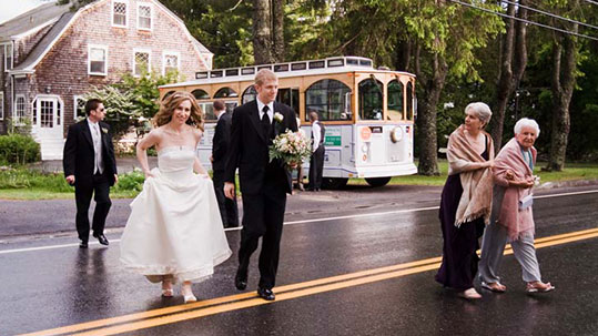 Maine wedding shuttles, Wedding transportation service