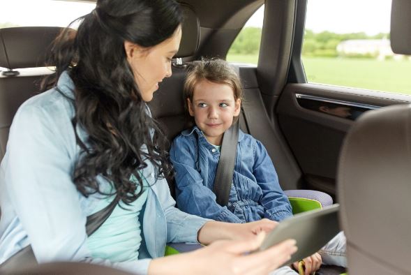 Kids Entertained on Long Drives, Charter Bus Rental New England