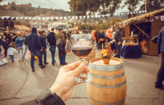 Wine Festival, Charter Bus Rental Maine