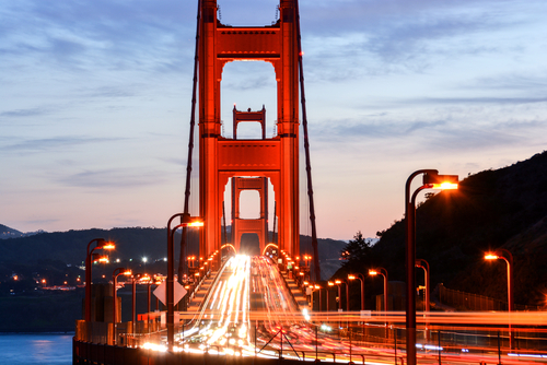 The Golden Gate Bridge, Bus Rental Maine