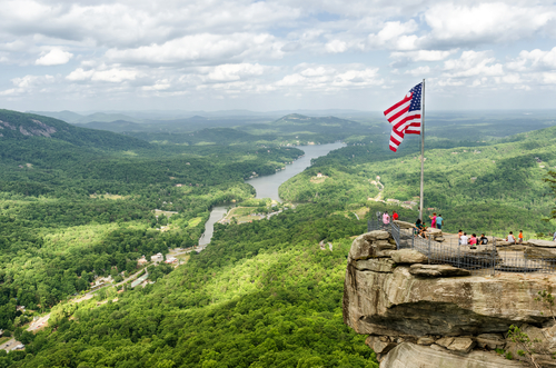 Chimney Rock State Park, Charter Bus Maine