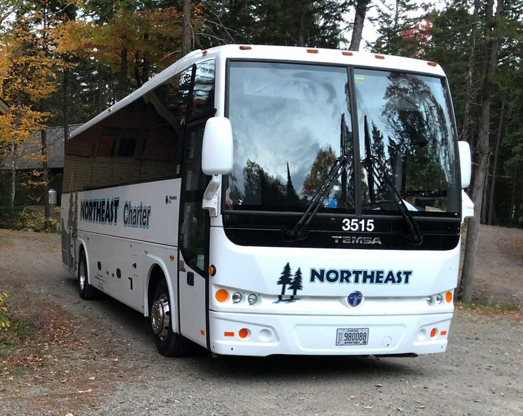 Shuttle Transportation Provider, Charter Bus Rental Maine
